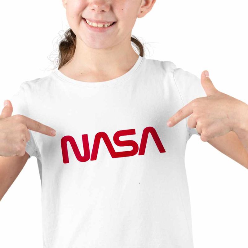 Fashion, accesorii si bijuterii - Copii - Imbracaminte copii - Tricouri copii - Tricou Copii Fete Project Hail Mary NASA, alb, marime L Copii - Infinity.ro