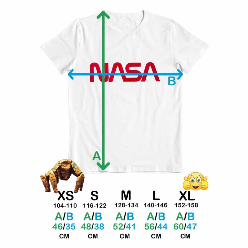 Fashion, accesorii si bijuterii - Copii - Imbracaminte copii - Tricouri copii - Tricou Copii Fete Project Hail Mary NASA, alb, marime L Copii - Infinity.ro