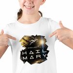 Fashion, accesorii si bijuterii - Copii - Imbracaminte copii - Tricouri copii - Tricou Copii Fete Project Hail Mary Spaceship Mission Tau Ceti, alb, marime XL Copii - Infinity.ro