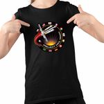 Fashion, accesorii si bijuterii - Copii - Imbracaminte copii - Tricouri copii - Tricou Copii Fete Project Hail Mary Spaceship Mission Badge, negru, marime XL Copii - Infinity.ro