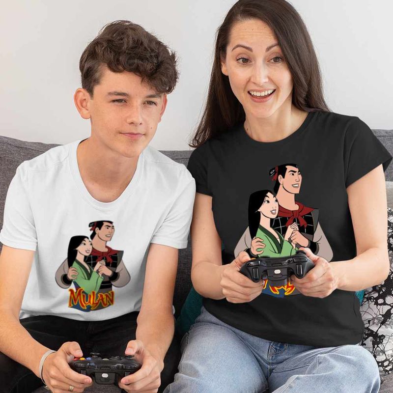 Fashion, accesorii si bijuterii - Copii - Imbracaminte copii - Tricouri copii - Tricou Copii Baieti Mulan Shang, negru, marime L Copii - Infinity.ro