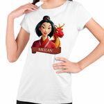 Fashion, accesorii si bijuterii - Copii - Imbracaminte copii - Tricouri copii - Tricou Copii Fete Mulan Dragon, alb, marime M Copii - Infinity.ro