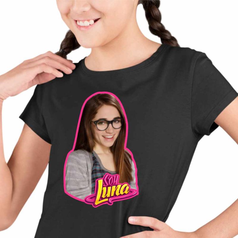 Fashion, accesorii si bijuterii - Copii - Imbracaminte copii - Tricouri copii - Tricou Copii Fete Soy Luna Nina Simonetti, negru, marime L Copii - Infinity.ro