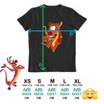 Fashion, accesorii si bijuterii - Copii - Imbracaminte copii - Tricouri copii - Tricou Copii Baieti Mulan Mushu Crikee, negru, marime S Copii - Infinity.ro