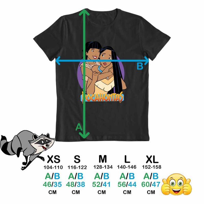 Fashion, accesorii si bijuterii - Copii - Imbracaminte copii - Tricouri copii - Tricou Copii Baieti Pocahontas Nakoma, negru, marime S Copii - Infinity.ro