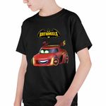 Fashion, accesorii si bijuterii - Copii - Imbracaminte copii - Tricouri copii - Tricou Copii Baieti Batwheels Redbird Batroti Robin Desene Masini, negru, marime S Copii - Infinity.ro