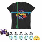 Fashion, accesorii si bijuterii - Copii - Imbracaminte copii - Tricouri copii - Tricou Copii Fete Batwheels Batroti All Team Masini, negru, marime L Copii - Infinity.ro