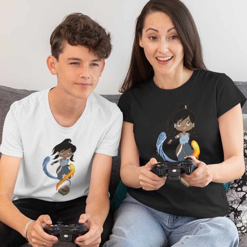 Fashion, accesorii si bijuterii - Copii - Imbracaminte copii - Tricouri copii - Tricou Copii Baieti Avatar Legenda lui Korra Reincarnare Airbender, negru, marime L Copii - Infinity.ro