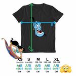 Fashion, accesorii si bijuterii - Copii - Imbracaminte copii - Tricouri copii - Tricou Copii Baieti Aladdin Genie Duh Lampa Fermecata Alibaba, negru, marime M Copii - Infinity.ro