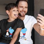 Fashion, accesorii si bijuterii - Copii - Imbracaminte copii - Tricouri copii - Tricou Copii Baieti Aladdin Duhul Lampii Genie Lamp Aladin Duh, alb, marime XL Copii - Infinity.ro