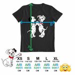 Fashion, accesorii si bijuterii - Copii - Imbracaminte copii - Tricouri copii - Tricou Copii Fete 101 Dalmatieni Joaca Catel Dalmatian Puppy, negru, marime S Copii - Infinity.ro