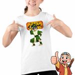 Fashion, accesorii si bijuterii - Copii - Imbracaminte copii - Tricouri copii - Tricou Copii Fete Avatar Toph Bei Fong Legenda lui Aang Airbender, alb, marime M Copii - Infinity.ro