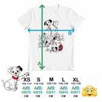 Fashion, accesorii si bijuterii - Copii - Imbracaminte copii - Tricouri copii - Tricou Copii Fete 101 Dalmatieni Pongo Perdita Joaca Catelusi, alb, marime L Copii - Infinity.ro