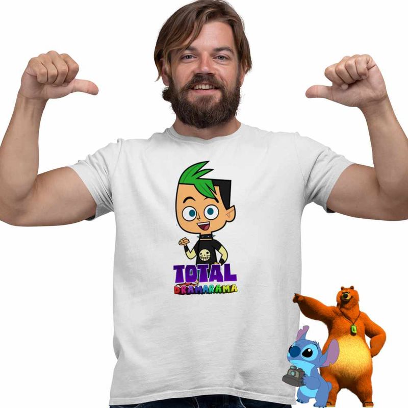 Fashion, accesorii si bijuterii - Barbati - Imbracaminte - Tricouri si bluze barbati - Tricou Barbati Gradinita Dramei Totale Duncan Drama rama, alb, marime S - Infinity.ro