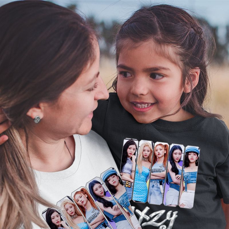Fashion, accesorii si bijuterii - Copii - Imbracaminte copii - Tricouri copii - Tricou Copii Itzy Kpop Merch fete, alb, marime S Copii - Infinity.ro