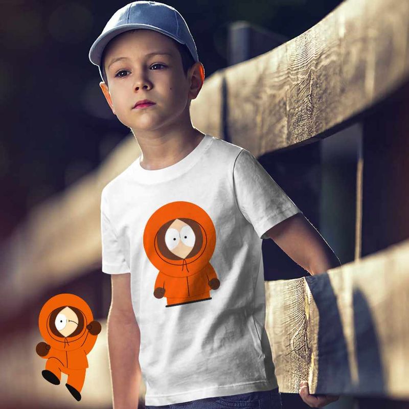 Fashion, accesorii si bijuterii - Copii - Imbracaminte copii - Tricouri copii - Tricou Copii Baieti South Park Kenny McCormick, alb, marime XS Copii - Infinity.ro