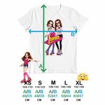 Fashion, accesorii si bijuterii - Copii - Imbracaminte copii - Tricouri copii - Tricou Copii Fete Soy Luna Nina Best Friends, alb, marime L Copii - Infinity.ro