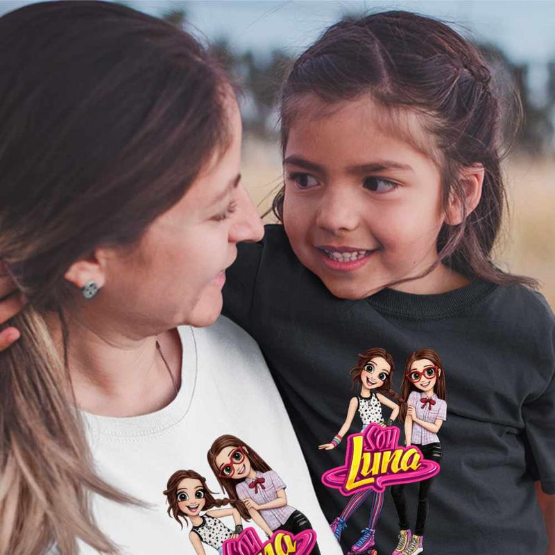 Fashion, accesorii si bijuterii - Copii - Imbracaminte copii - Tricouri copii - Tricou Copii Fete Soy Luna Nina Best Friends, alb, marime L Copii - Infinity.ro
