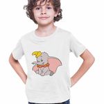 Fashion, accesorii si bijuterii - Copii - Imbracaminte copii - Tricouri copii - Tricou Copii Baieti Dumbo Elefant Circ Zburator Urechi Mari, alb, marime XS Copii - Infinity.ro