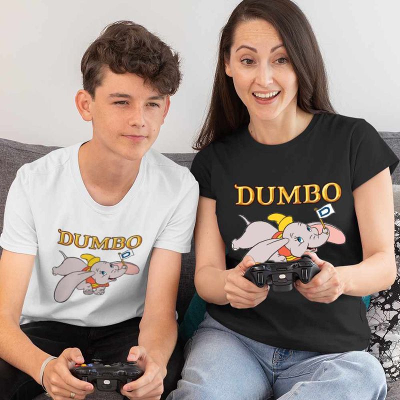 Fashion, accesorii si bijuterii - Copii - Imbracaminte copii - Tricouri copii - Tricou Copii Baieti Dumbo Elefantel Zburator Circ, negru, marime M Copii - Infinity.ro