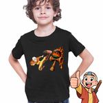 Fashion, accesorii si bijuterii - Copii - Imbracaminte copii - Tricouri copii - Tricou Copii Baieti Avatar Kendama Last Airbender, negru, marime L Copii - Infinity.ro