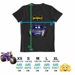 Fashion, accesorii si bijuterii - Copii - Imbracaminte copii - Tricouri copii - Tricou Copii Fete Batwheels Batmobil Bam Batman Batroti Masini, negru, marime XS Copii - Infinity.ro