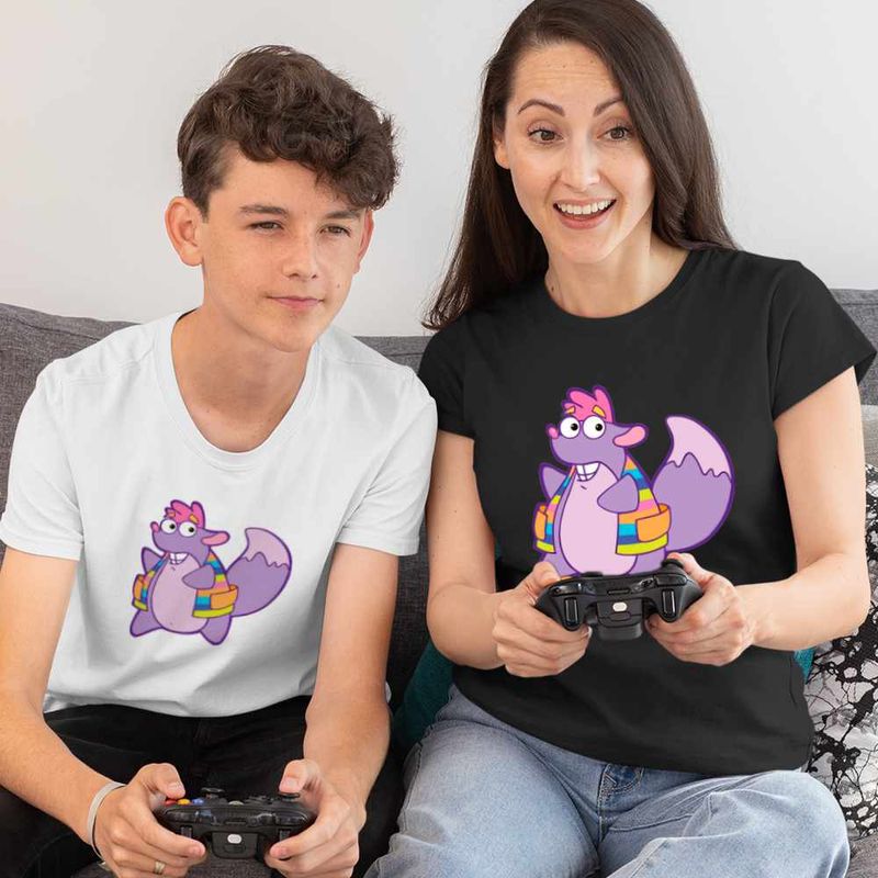 Fashion, accesorii si bijuterii - Copii - Imbracaminte copii - Tricouri copii - Tricou Copii Baieti Dora Exploratoarea Tico Prieten, negru, marime XS Copii - Infinity.ro