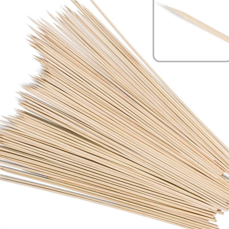 Casa si Gradina - Gradina si terasa - Gratare si accesorii - Accesorii gratare - Betisoare pentru gratar din bambus, 30 cm, 100 bucati - Infinity.ro