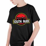Fashion, accesorii si bijuterii - Copii - Imbracaminte copii - Tricouri copii - Tricou Copii Baieti South Park Jurassic Dinozauri T-Rex, negru, marime XL Copii - Infinity.ro