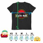 Fashion, accesorii si bijuterii - Copii - Imbracaminte copii - Tricouri copii - Tricou Copii Baieti South Park Jurassic Dinozauri T-Rex, negru, marime XL Copii - Infinity.ro