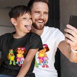 Fashion, accesorii si bijuterii - Copii - Imbracaminte copii - Tricouri copii - Tricou Copii Baieti Dora Exploratoarea Franklin Explorer Maimuta, alb, marime L Copii - Infinity.ro