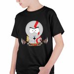 Fashion, accesorii si bijuterii - Copii - Imbracaminte copii - Tricouri copii - Tricou Copii Baieti South Park God Of War Viking Razboinic, negru, marime XS Copii - Infinity.ro