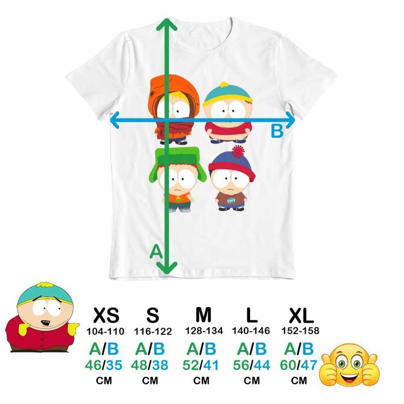 Fashion, accesorii si bijuterii - Copii - Imbracaminte copii - Tricouri copii - Tricou Copii Baieti South Park Gradinita Prescolari, alb, marime S Copii - Infinity.ro