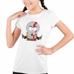 Fashion, accesorii si bijuterii - Copii - Imbracaminte copii - Tricouri copii - Tricou Copii Fete South Park God Of War Viking Razboinic, alb, marime S Copii - Infinity.ro