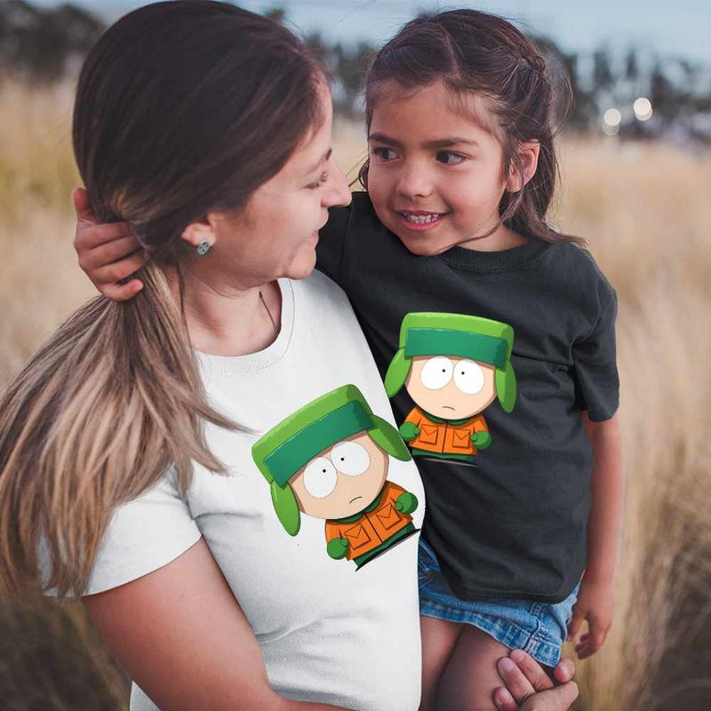 Fashion, accesorii si bijuterii - Copii - Imbracaminte copii - Tricouri copii - Tricou Copii Fete South Park Kyle Broflovski, alb, marime L Copii - Infinity.ro
