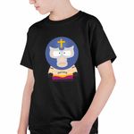 Fashion, accesorii si bijuterii - Copii - Imbracaminte copii - Tricouri copii - Tricou Copii Baieti South Park Kenny Wrestler Mexico, negru, marime L Copii - Infinity.ro