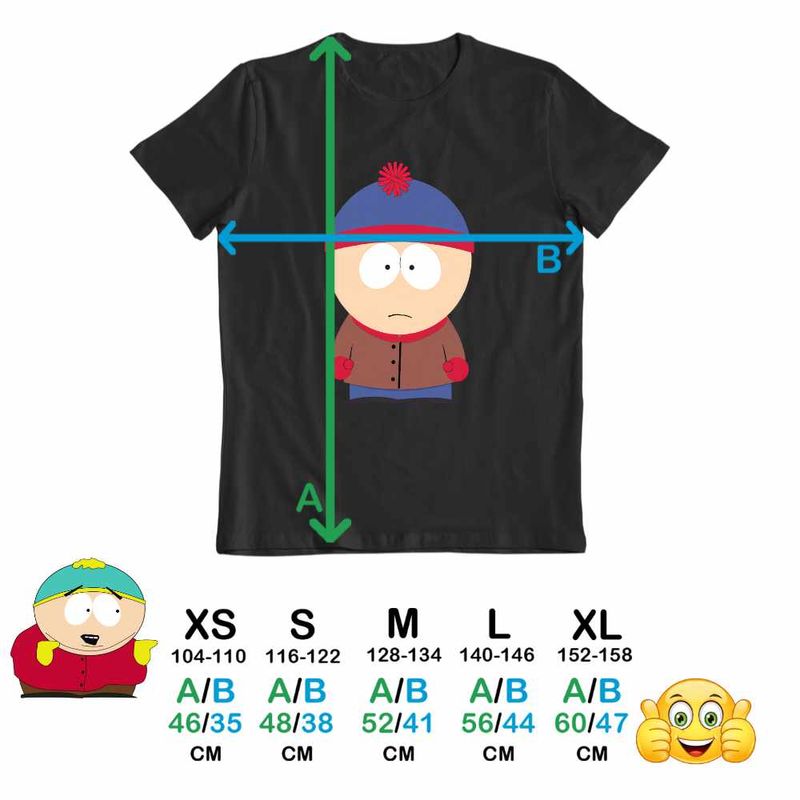 Fashion, accesorii si bijuterii - Copii - Imbracaminte copii - Tricouri copii - Tricou Copii Fete South Park Stan Marsh, negru, marime M Copii - Infinity.ro