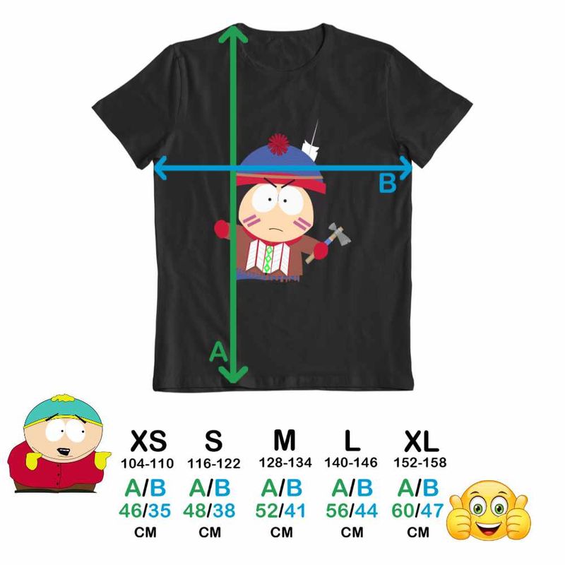 Fashion, accesorii si bijuterii - Copii - Imbracaminte copii - Tricouri copii - Tricou Copii Baieti South Park Stan of the Many Moons, negru, marime XL Copii - Infinity.ro