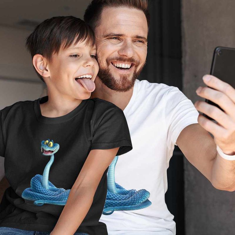 Fashion, accesorii si bijuterii - Copii - Imbracaminte copii - Tricouri copii - Tricou Copii Baieti Zootopia Gary Vipera Zootropolis Sarpe CoolTrend, alb, marime XS Copii - Infinity.ro