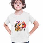 Fashion, accesorii si bijuterii - Copii - Imbracaminte copii - Tricouri copii - Tricou Copii Baieti Avatar Huntrix Kpop Last Airbender, alb, marime XS Copii - Infinity.ro