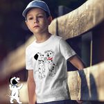 Fashion, accesorii si bijuterii - Copii - Imbracaminte copii - Tricouri copii - Tricou Copii Baieti 101 Dalmatieni Joaca Catel Dalmatian Puppy, alb, marime XL Copii - Infinity.ro