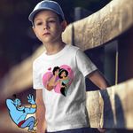 Fashion, accesorii si bijuterii - Copii - Imbracaminte copii - Tricouri copii - Tricou Copii Baieti Aladdin Jasmine Valentines Day Love Dragobete Cuplu, alb, marime XL Copii - Infinity.ro
