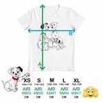 Fashion, accesorii si bijuterii - Copii - Imbracaminte copii - Tricouri copii - Tricou Copii Fete 101 Dalmatieni Pongo Perdita Aventuri, alb, marime M Copii - Infinity.ro