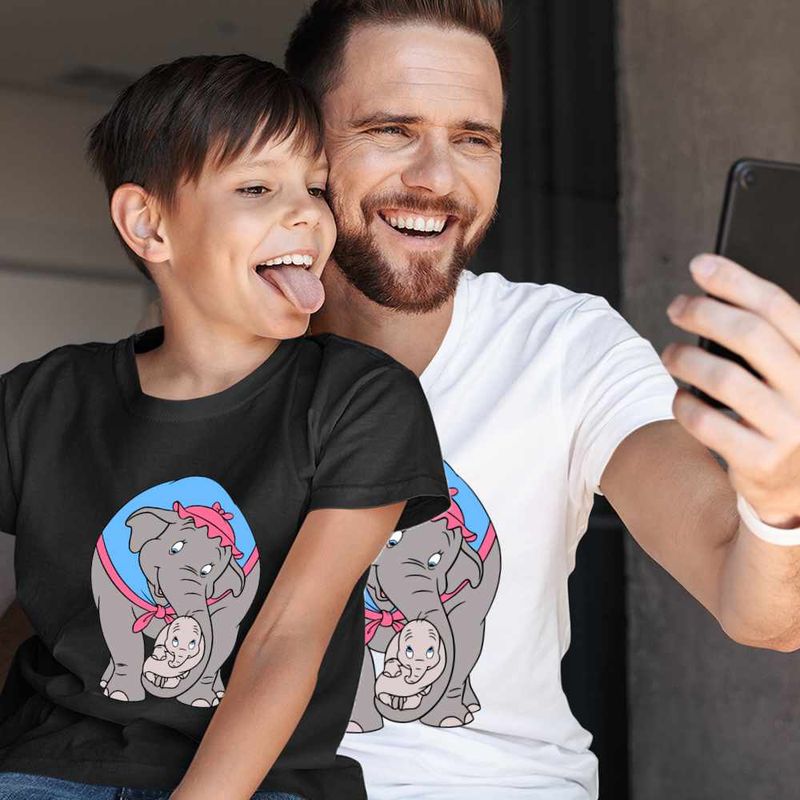 Fashion, accesorii si bijuterii - Copii - Imbracaminte copii - Tricouri copii - Tricou Copii Baieti Dumbo Mama Jumbo Circ Clovn, alb, marime S Copii - Infinity.ro
