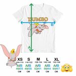 Fashion, accesorii si bijuterii - Copii - Imbracaminte copii - Tricouri copii - Tricou Copii Fete Dumbo Elefantel Zburator Circ, alb, marime XL Copii - Infinity.ro