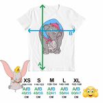 Fashion, accesorii si bijuterii - Copii - Imbracaminte copii - Tricouri copii - Tricou Copii Fete Dumbo Mama Jumbo Circ Clovn, alb, marime XS Copii - Infinity.ro