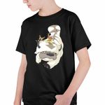 Fashion, accesorii si bijuterii - Copii - Imbracaminte copii - Tricouri copii - Tricou Copii Baieti Avatar Airbender Appa Maestru Aerului Momo, negru, marime XL Copii - Infinity.ro