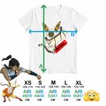 Fashion, accesorii si bijuterii - Copii - Imbracaminte copii - Tricouri copii - Tricou Copii Baieti Avatar Momo Last Airbender Maestru al Aerului, alb, marime XL Copii - Infinity.ro