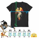 Fashion, accesorii si bijuterii - Copii - Imbracaminte copii - Tricouri copii - Tricou Copii Fete Avatar Dragon Phoenix Korra Airbender, negru, marime S Copii - Infinity.ro