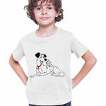 Fashion, accesorii si bijuterii - Copii - Imbracaminte copii - Tricouri copii - Tricou Copii Baieti 101 Dalmatieni Pongo Freckles Dalmatian, alb, marime L Copii - Infinity.ro